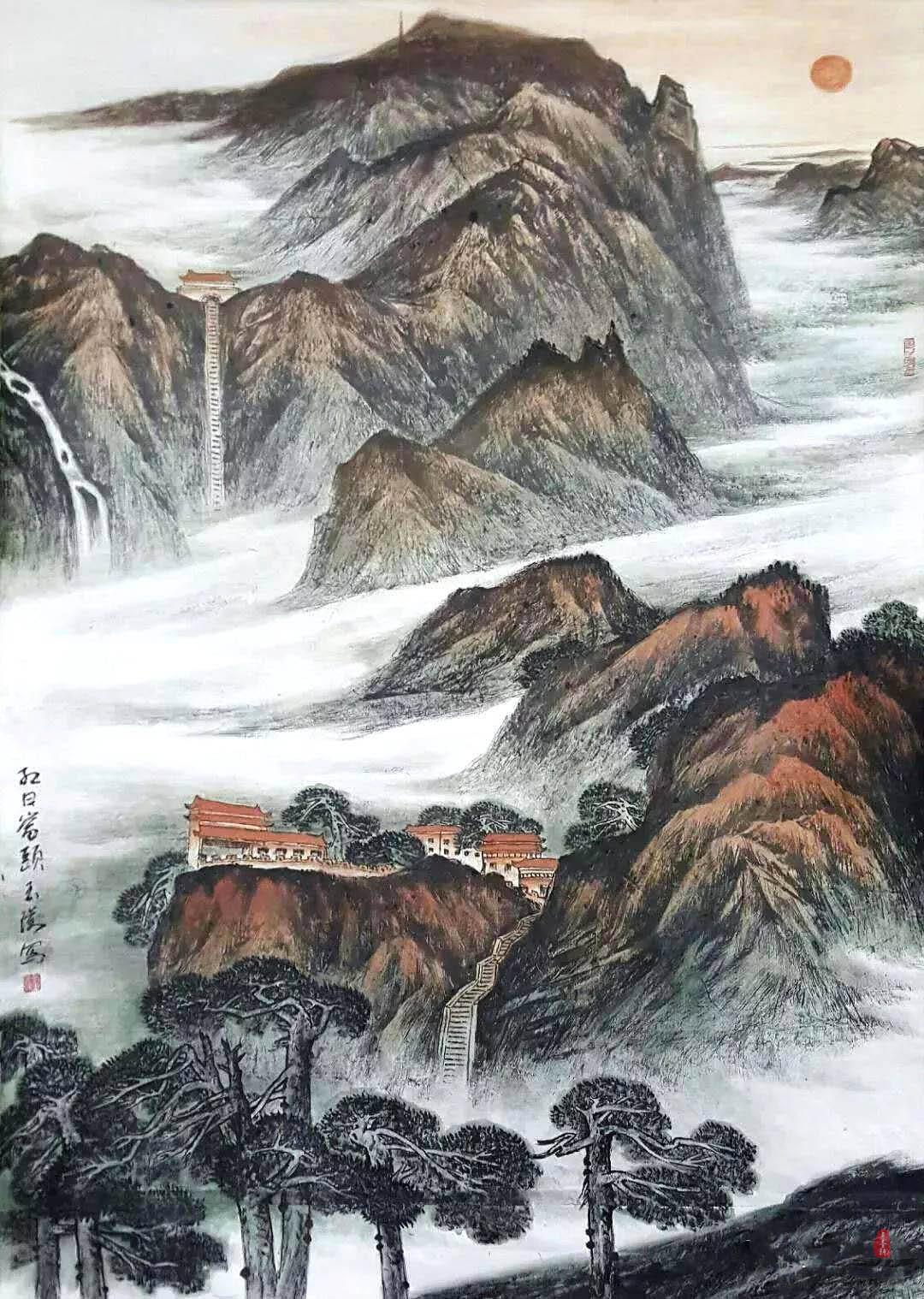 刘玉璞《红日当头》